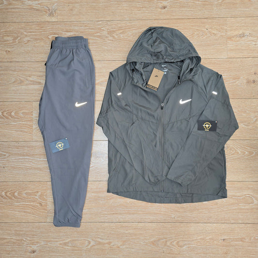 Grey Nike Miler Tracksuit